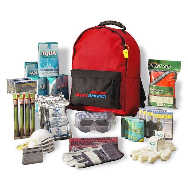Ready America 4-Person 3-Day Basic Emergency Kit with Backpack 70380 ...