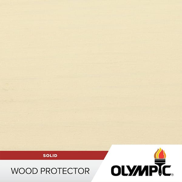 Olympic Wood Protector 1 gal. SC-1079 Soapstone Exterior Solid Stain Plus Sealer in One
