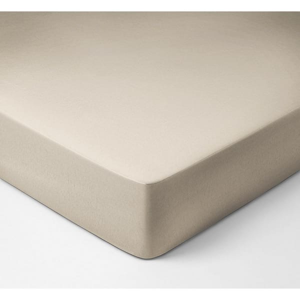 Delara 1-Piece Fog, Solid 100% Eucalyptus Lyocell Tencel, Full (54 in. x 75 in.), Smooth Breathable,Super Soft,Fitted Sheet