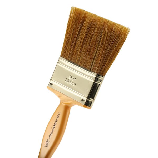 Wooster 1 in. Amber Fong Bristle Brush 0011230010 - The Home Depot
