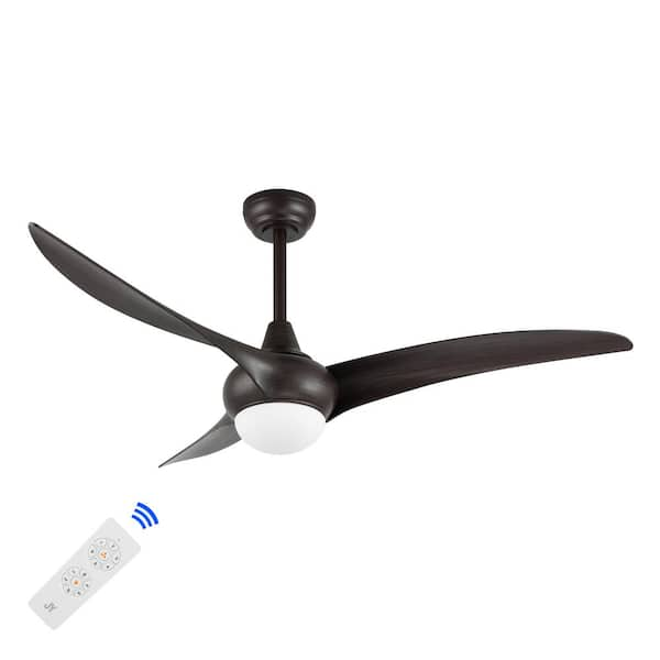 Black + Decker 52 3-Blade Ceiling Fan with Light Kit and Remote