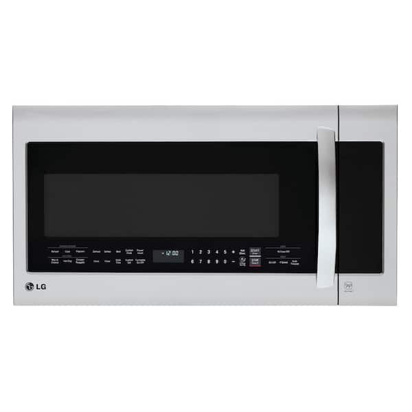 LG 2.0 cu. ft. Over the Range Microwave Oven in Stainless Steel with SmoothTouch and Sensor Cooking Technology
