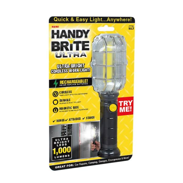 HANDY BRITE Ultra-Bright LED Cordless Rechargeable Work Light Lamp HBR-PD36  - The Home Depot