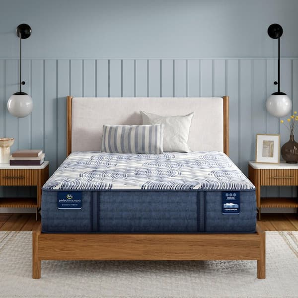 Serta Perfect Sleeper Pro Hybrid Geneva Queen Firm 13.5 in. Low Profile Mattress Set