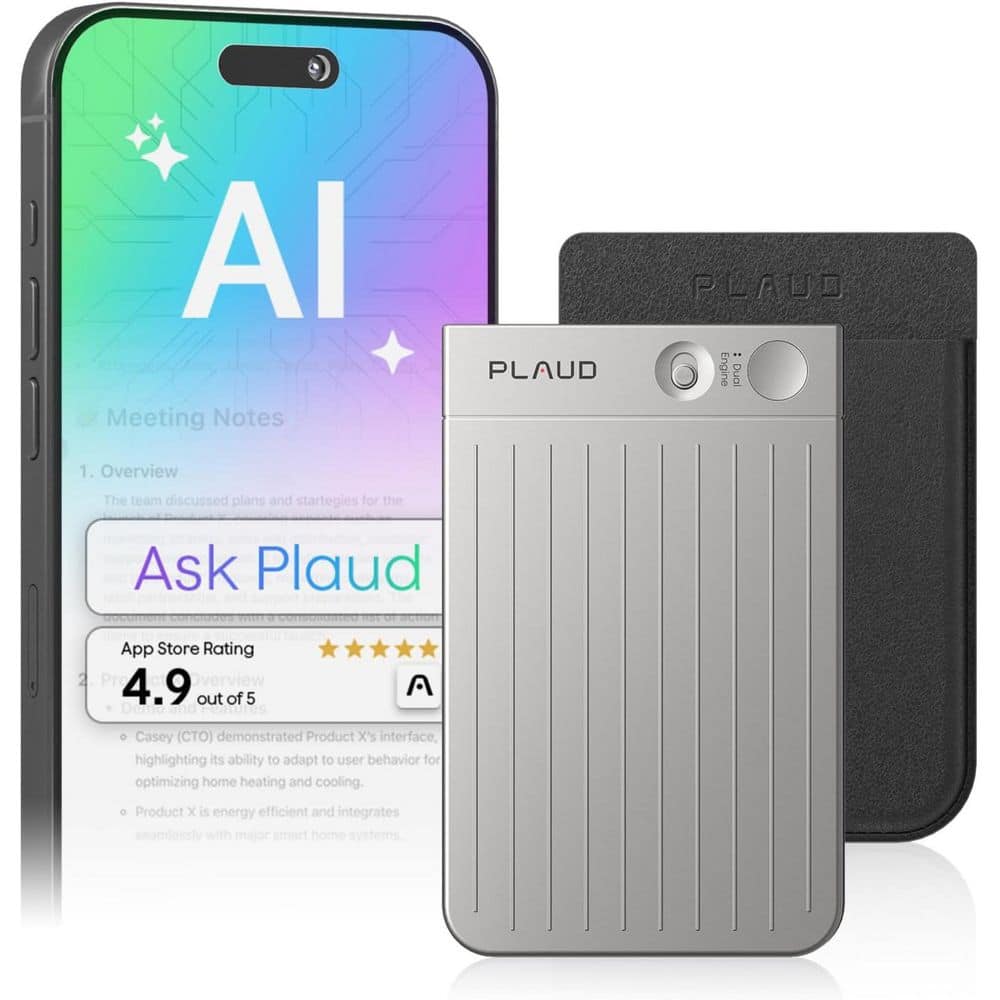 plaud note シルバー　使用10回程度 PLAUD Note AI Voice Recorder, Silver PLD-64G-SI - The Home Depot