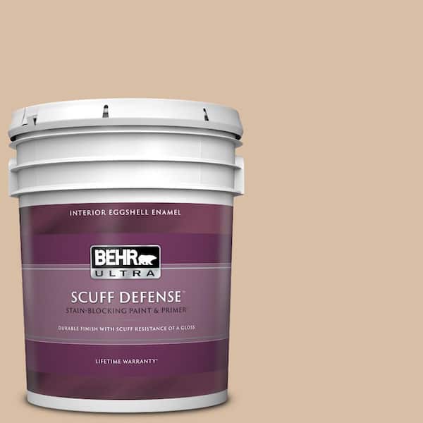 BEHR ULTRA 5 gal. #S240-3 Ash Blonde Extra Durable Eggshell Enamel Interior Paint & Primer
