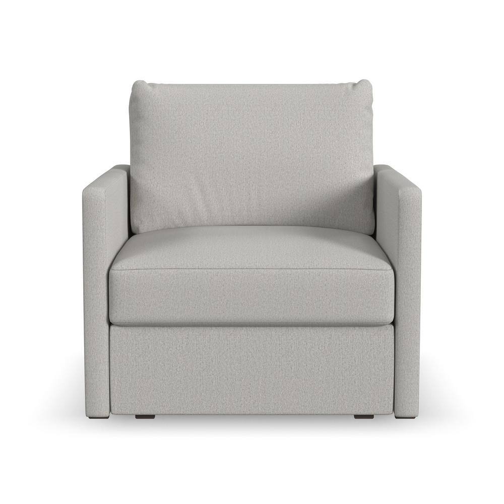 FLEXSTEEL Flex Frost Light Gray Live Smart Performance Fabric Upholstered Arm Chair -  902210N31301