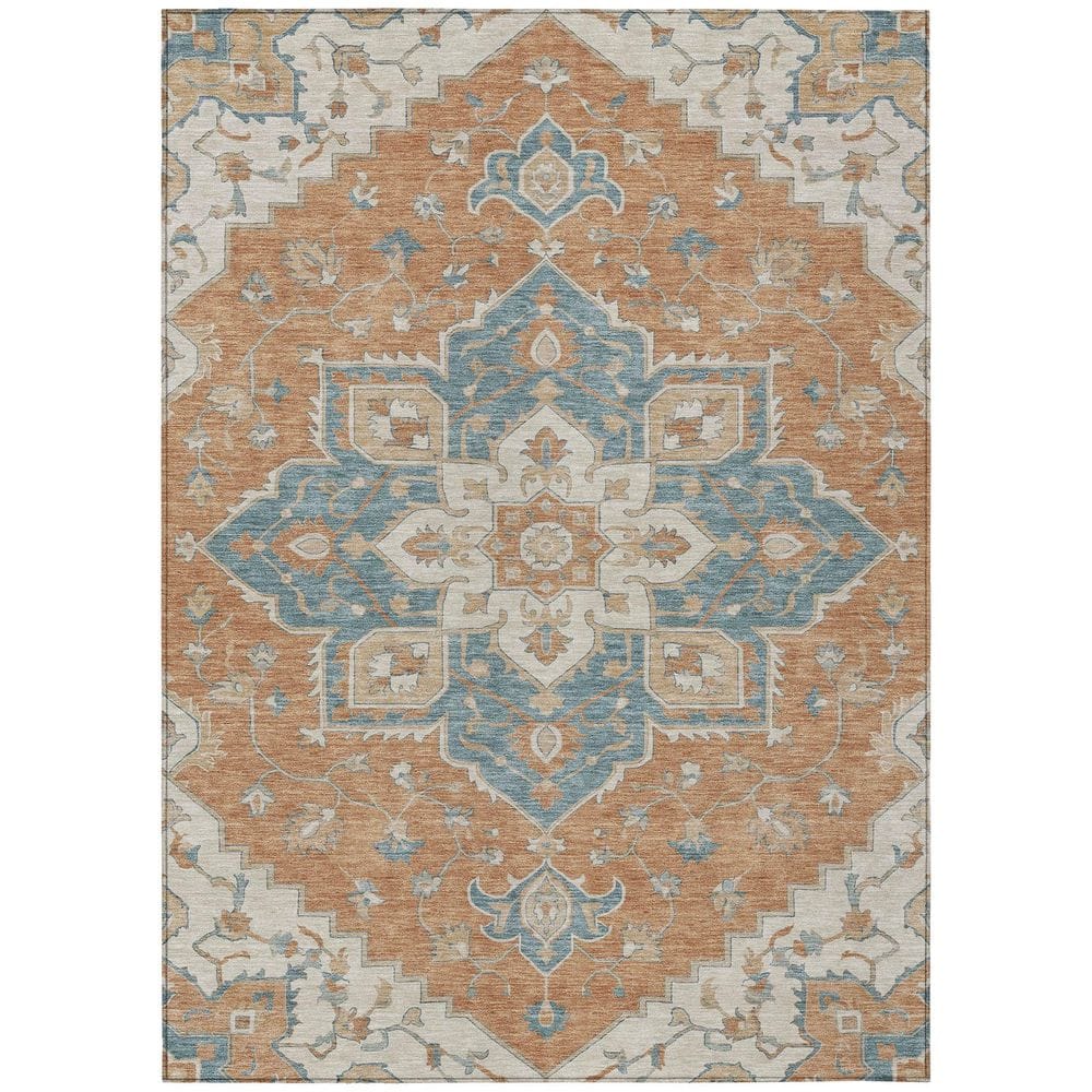 Chantille Machine Washable Indoor/Outdoor Abstract ACN2950 Paprika 10 ft. x 14 ft. Area Rug price history on PriceWatchPro