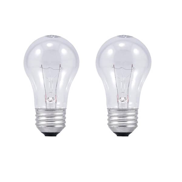 Sylvania 40-Watt Double Life A15 Incandescent Light Bulb (2-Pack)