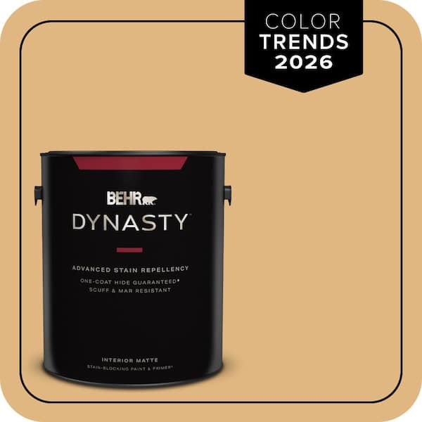 BEHR DYNASTY 1 gal. #M270-5 Beehive Matte Interior Stain-Blocking Paint & Primer