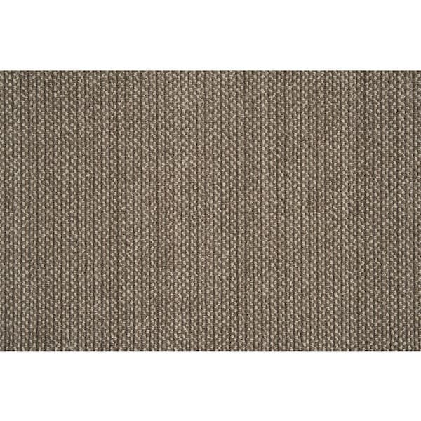 Panorama Tweed Driftwood Custom Area Rug with Pad