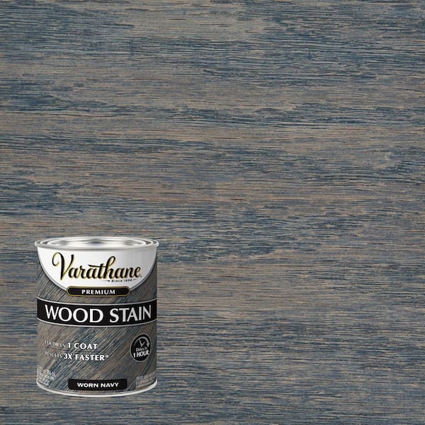 Varathane 1 qt. Worn Navy Premium Fast Dry Interior Wood Stain (2-Pack)