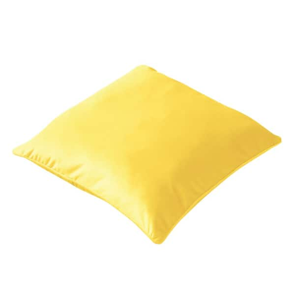 Harper Lane Malee Marble Throw Pillow, Yellow, 18x18