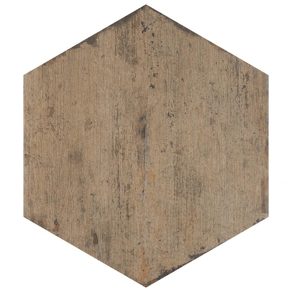 Merola Tile Retro Hex Terra 14-1/8 in. x 16-1/4 in. Porcelain Floor and Wall Tile (531.36 sq. ft./Pallet)