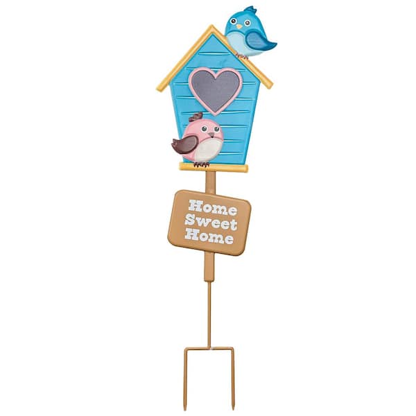 PRIVATE BRAND UNBRANDED 33in Yard Art-Birdhouse Home Sweet Home