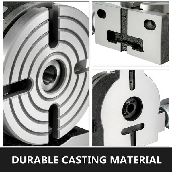 じょーじてーぶる SKYSHALO 6 in. Rotary Table, Horizontal Vertical Milling, 4