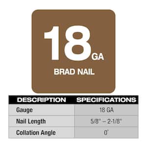 M18 FUEL 18-Volt Brushless Cordless 18-Gauge Brad Nailer Kit w/M12 23-Gauge Cordless Pin Nailer & M12 2.0AH Battery