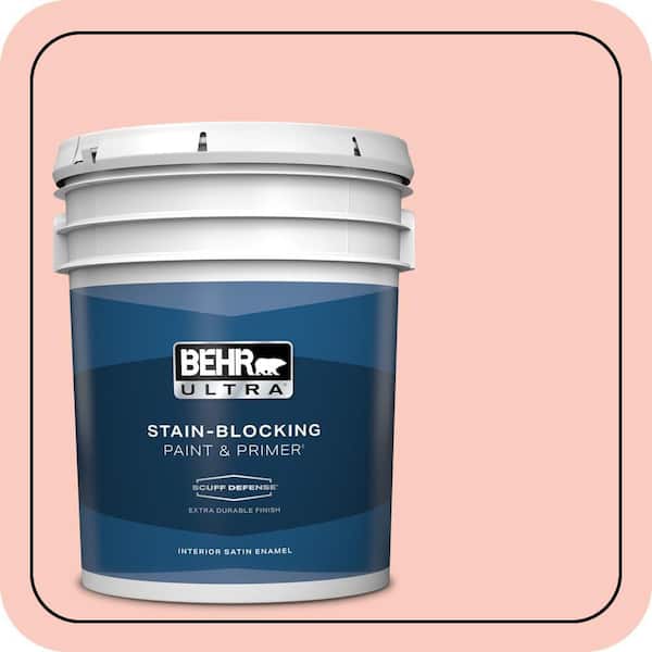 BEHR ULTRA 5 gal. #200C-3 Spring Song Extra Durable Satin Enamel Interior Paint & Primer