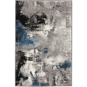 Journey Gray 3 ft. x 5 ft. Area Rug