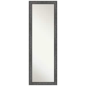 Angled Metallic Rainbow 17.25 in. x 51.25 in. Non-Beveled Modern Rectangle Wood Framed Full Length on the Door Mirror