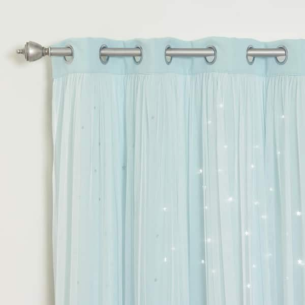  MIUCO Blackout Curtains Room Darkening Curtains Textured Grommet  Curtains for Window Treatment 2 Panels 52x63 Inch Long Teal : Home & Kitchen