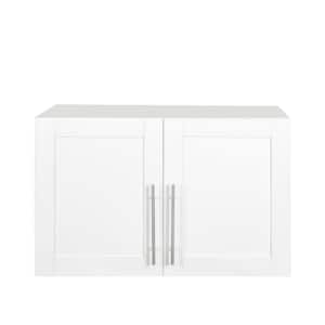 31.50 in. W x 15.75 in. D x 19.69 in. H Bathroom Storage Wall Cabinet in White
