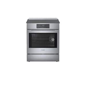 Benchmark Series 30 in. 4.6 cu. ft. Slide-In Induction Range with Self-Cleaning Convection Oven in Stainless Steel