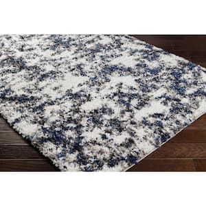 Ultra Shag Gray Modern 5 ft. x 7 ft. Indoor Area Rug