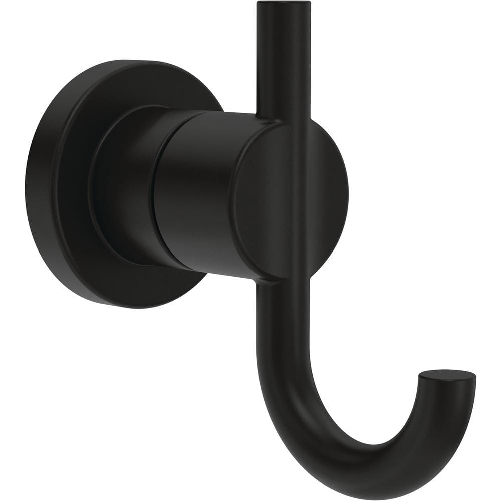 Taymor Suite and Simple Double Robe Hook (Matte Black), Robe & Towel Hooks  -  Canada