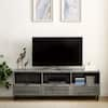 Walker Edison Furniture Company 70 in. Slate Gray Composite TV Stand ...