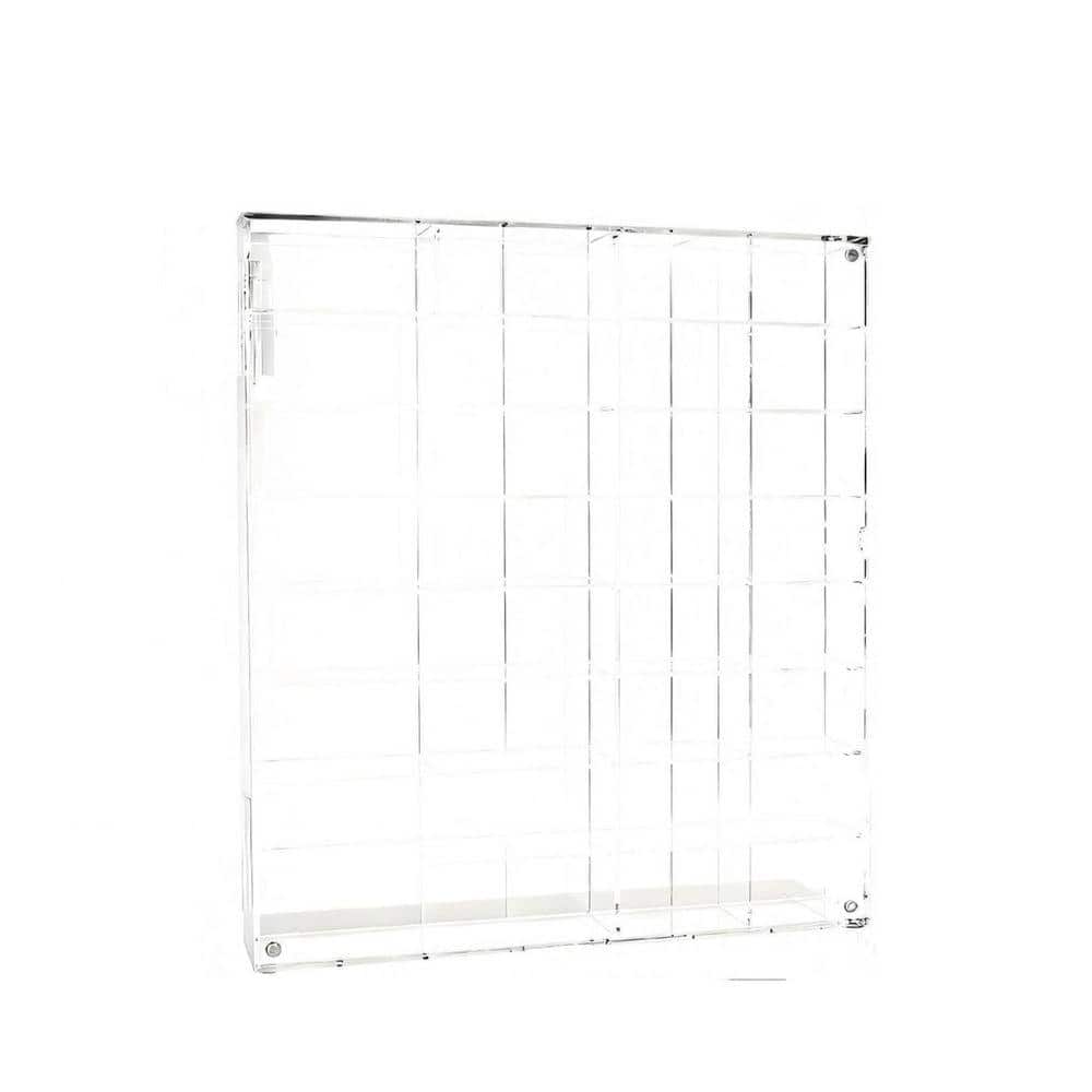 Clear 17 in. x 15 in. Acrylic Shadow Box with Mirrored and Lid ...