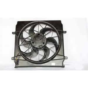 Dual Radiator and Condenser Fan Assembly 2002-2004 Jeep Liberty 2.4L