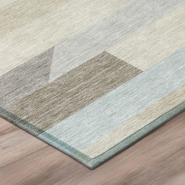 Chantille Machine Washable Indoor/Outdoor Abstract ACN3113 Linen 2 ft. x 3 ft. Accent Rug