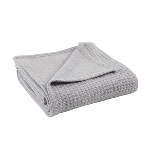 Silver 100% Cotton Full/Queen Thermal Blanket