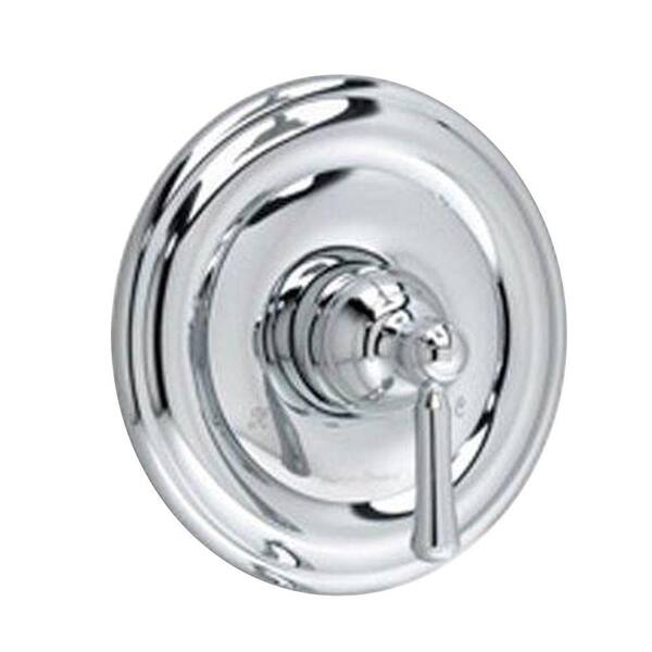 American Standard Portsmouth 1-Handle Valve Trim Kit in Polished Chrome with Round Escutcheon (Valve Not Included)