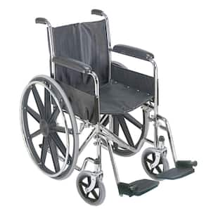 DMI Navy Polyfoam wheel chair cushion 2'x16'x18