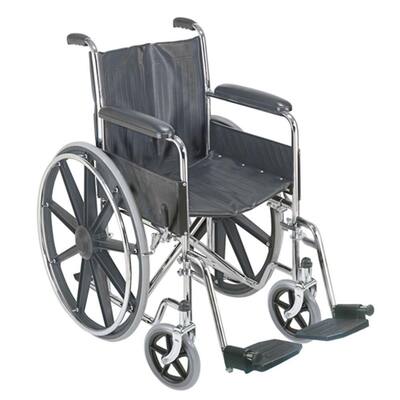Manual Wheelchair with Fixed Arm Rests
