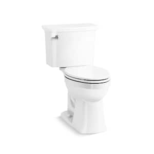 Elmbrook Rev 360 Complete Solution 2-Piece 1.28 GPF Single Flush Elongated Toilet in White (Seat Included, 3-Pack)