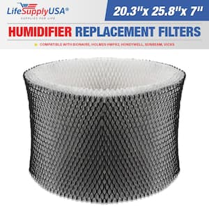 Humidifier Filter Replacement Wick Filter A Compatible with BIONAIRE, Holmes HWF62, Honeywell, Sunbeam, Vicks