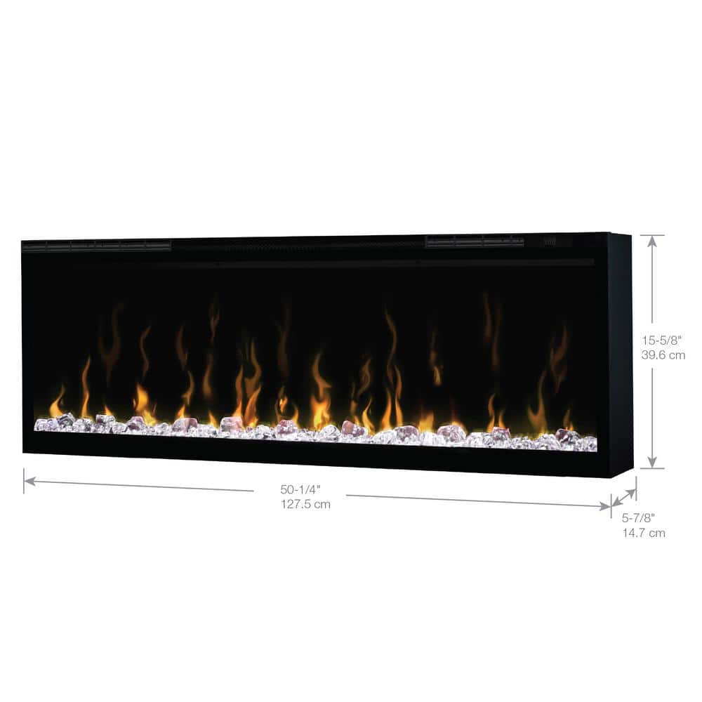 Dimplex Ignite XL 50-Inch Black Linear Electric Fireplace