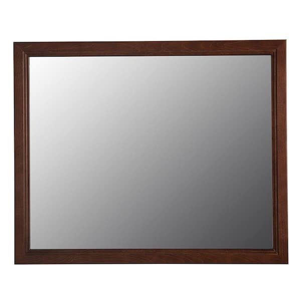 Brinkhill 32 in. W x 26 in. H Wall Mirror in Cognac Brinkhill 32 in. W x 26 in. H Wall Mirror in Cognac