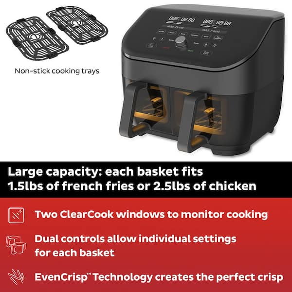Instant Pot Air Fryer Oven, 6 Quart, From the Makers of Instant Pot,  6-in-1, Broil, Roast, Dehydrate, Bake, Non-stick and Dishwasher-Safe  Basket, App