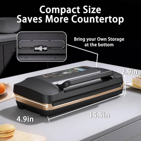 Numhew Black 95 Kpa 10-in-1 Full Automatic Food Vacuum