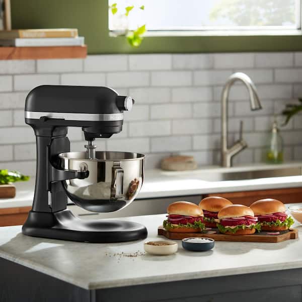 5.5 Quart Bowl-Lift Stand Mixer, Black KSM55SXXXBM - The Home Depot