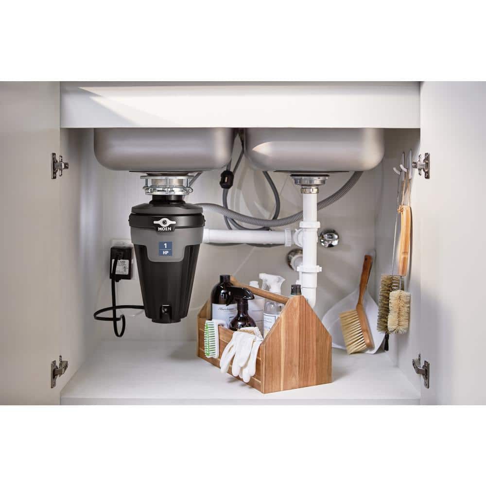 Moen Chef Series 1 HP Continuous Feed Garbage Disposal with LED Lighting