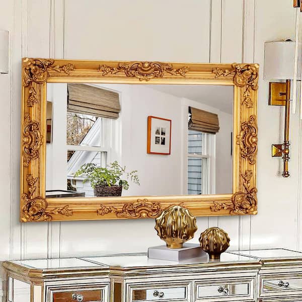 CYIKE 25.5 in. W x 49.2 in. H Rectangular Framed Wall Mirror in