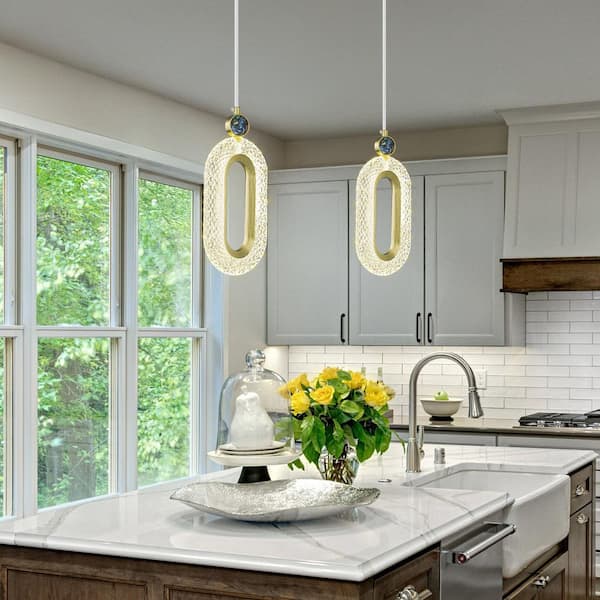 ZHLWIN Home Lighting ‎6-Watt 2-Lights Gold Dimmable Integrated LED