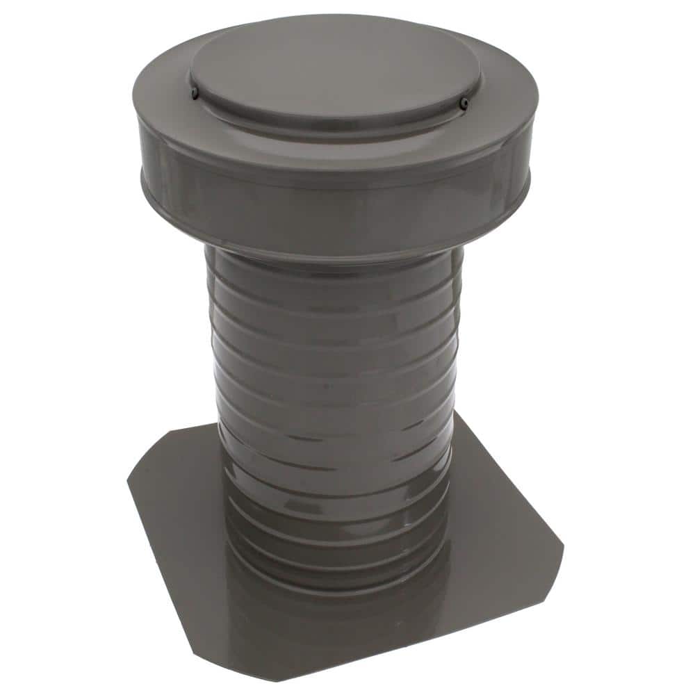 7 in. Dia Keepa Vent an Aluminum Static Roof Vent for Flat Roofs in Weather
