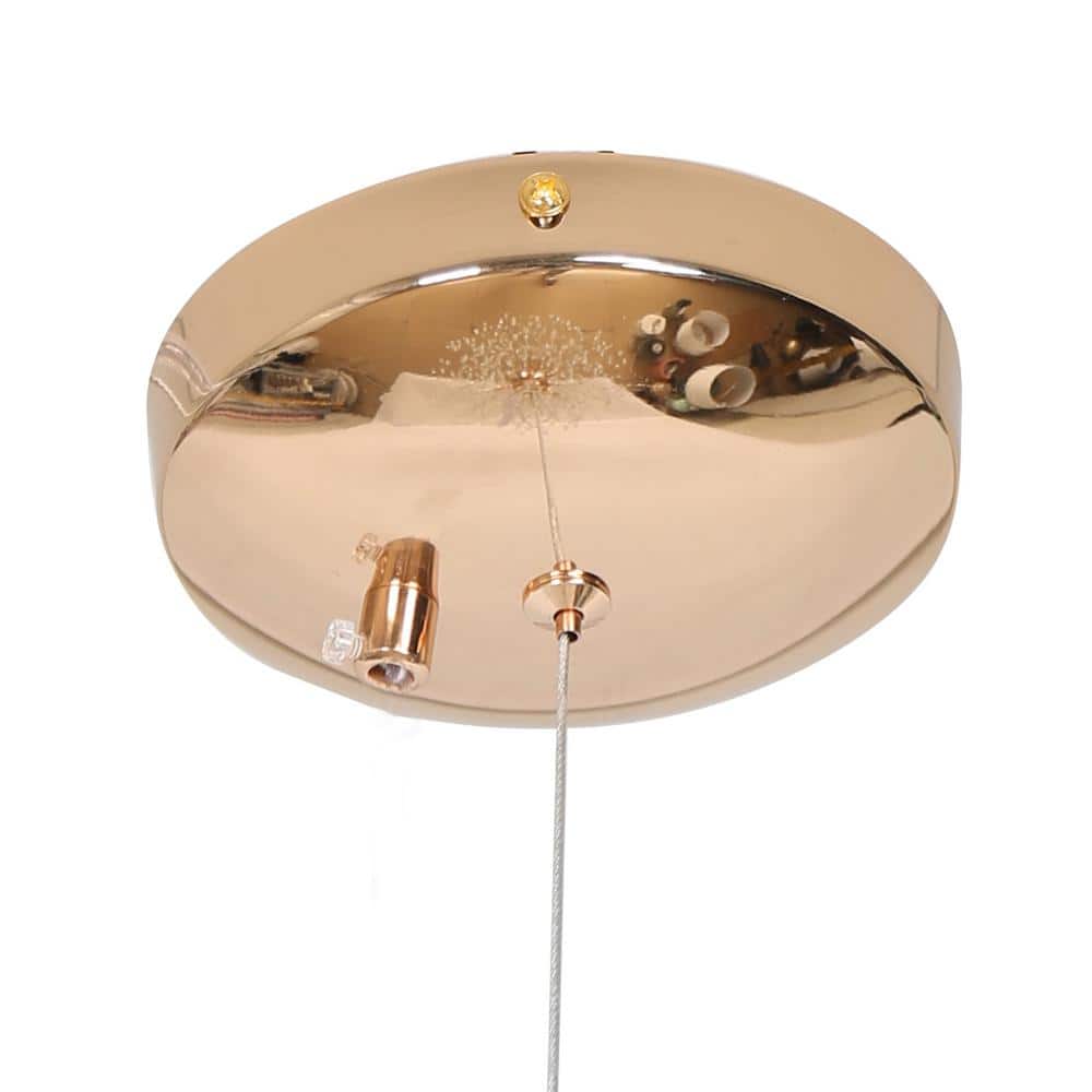 Gold Crystal Firework Dandelion Sputnik Chandelier