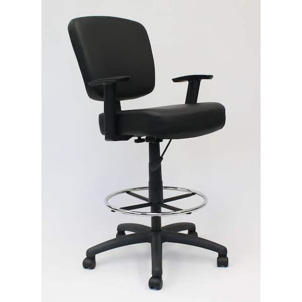 Boss Office S Black Modern Style, Drafting Chairs With Arms